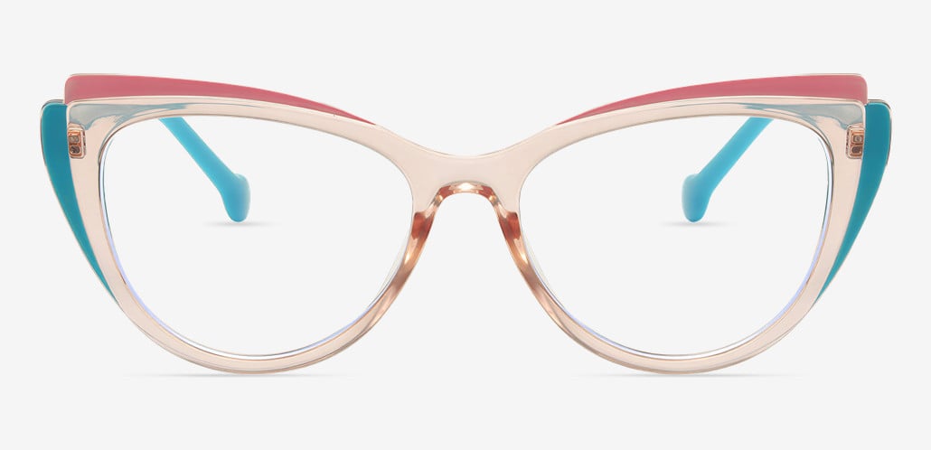 April Champagne Cat Eye Glasses