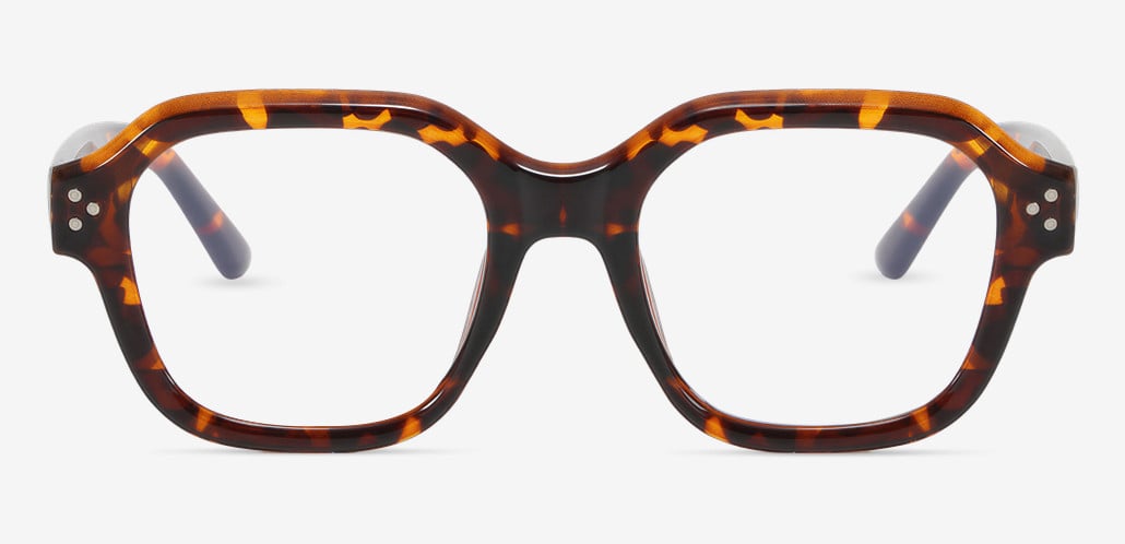 Geralic Tortoise Square Glasses