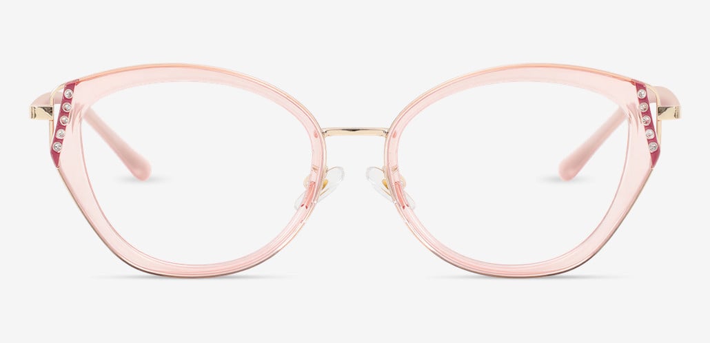 Beth Pink Cat Eye Glasses