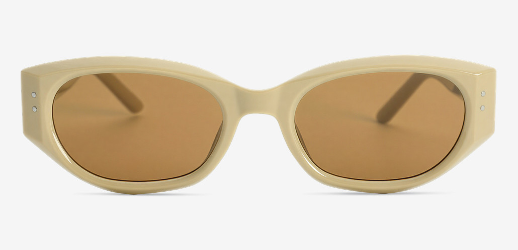 Gabriel Yellow Rectangle Sunglasses