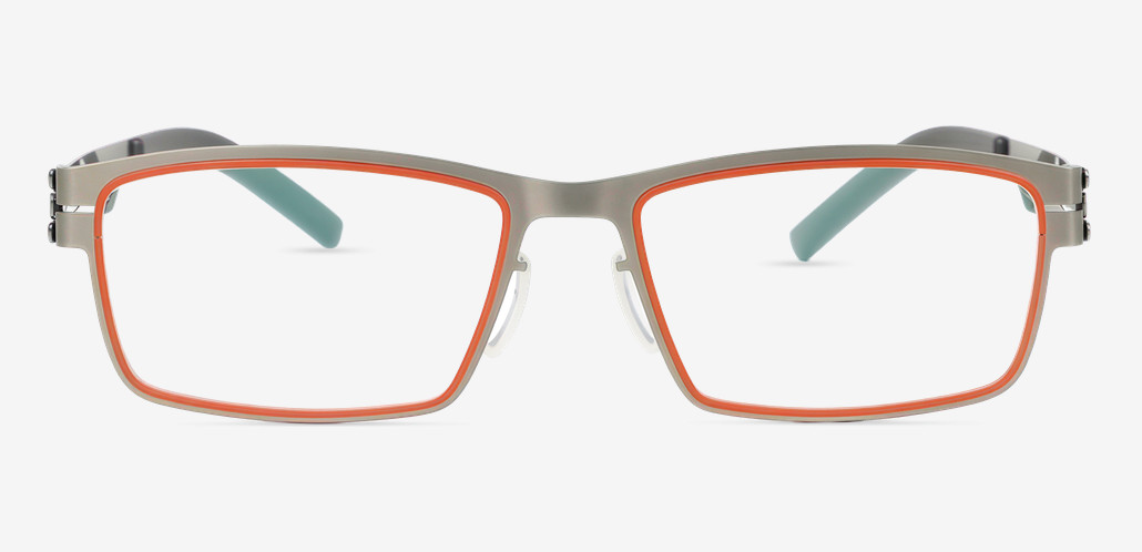 Andrea Gray Rectangle Glasses