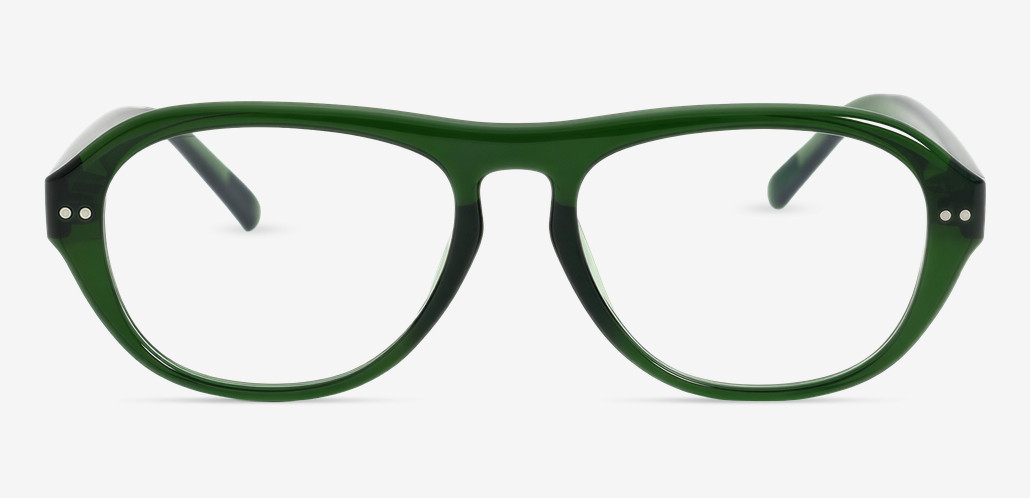 Eleanor Green Aviator Glasses