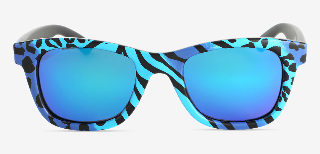 Florence Gafas de sol Cuadradas Azules