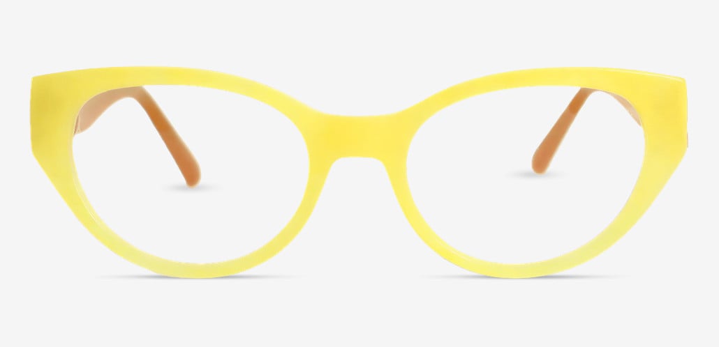Finn Occhiali Cat Eye Gialli