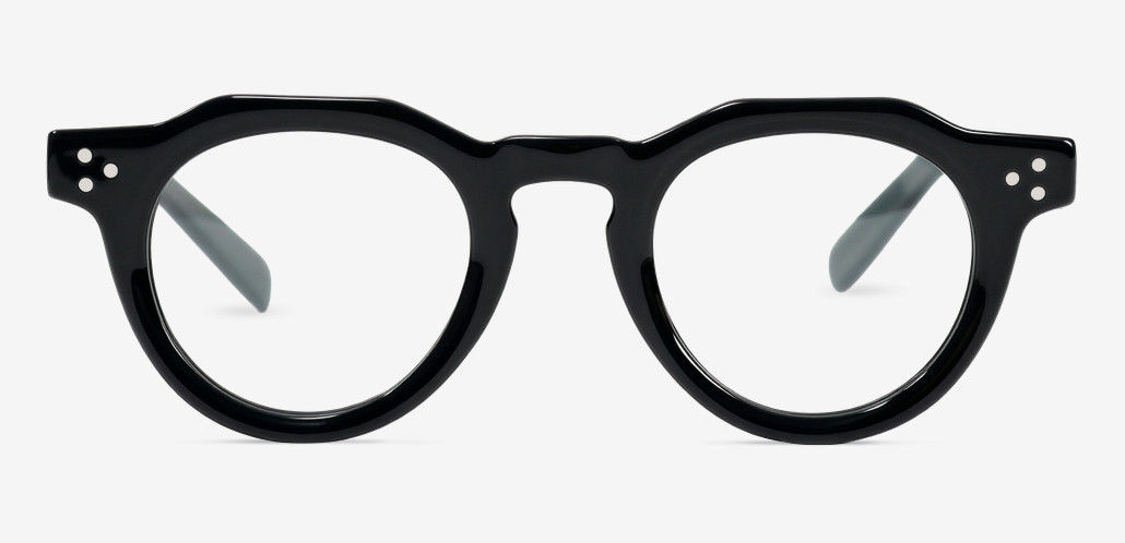 Bennett Black Round Glasses
