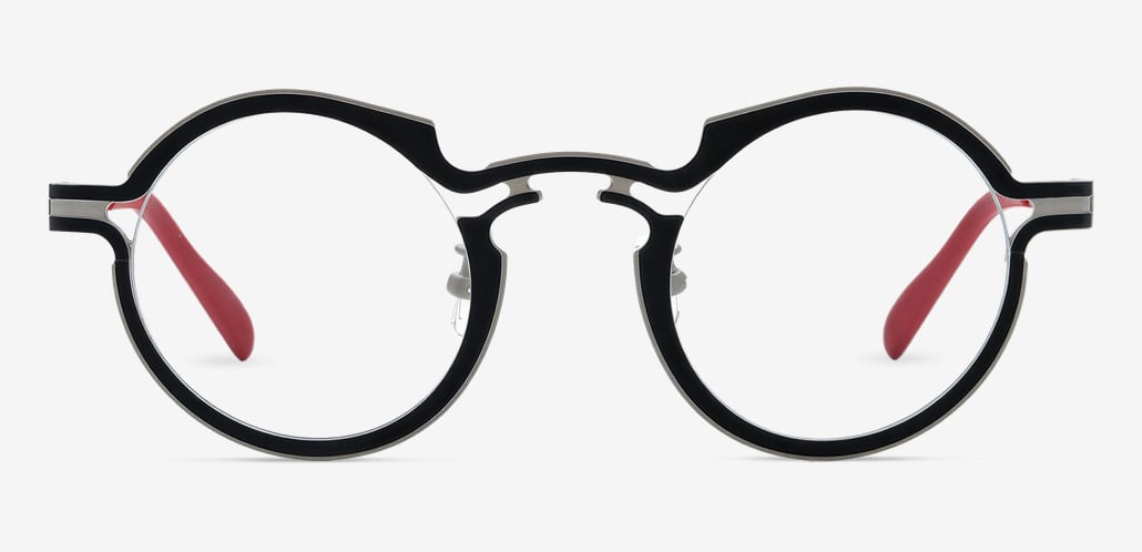 Macadam Black Round Glasses