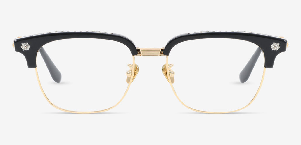 Derwin Gold Browline Glasses