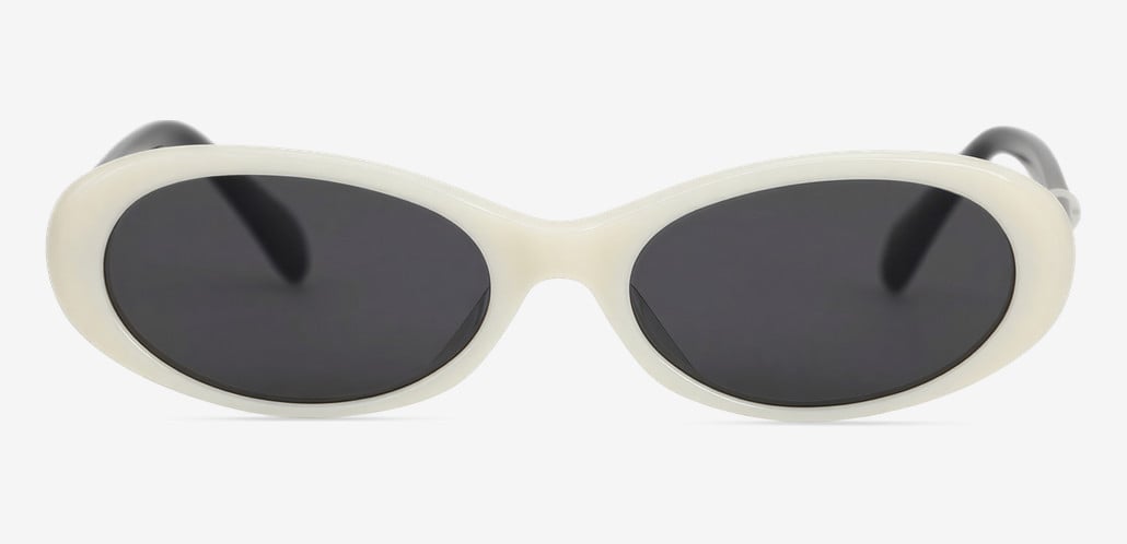 Mitchell Gafas de sol Ovaladas Blancas