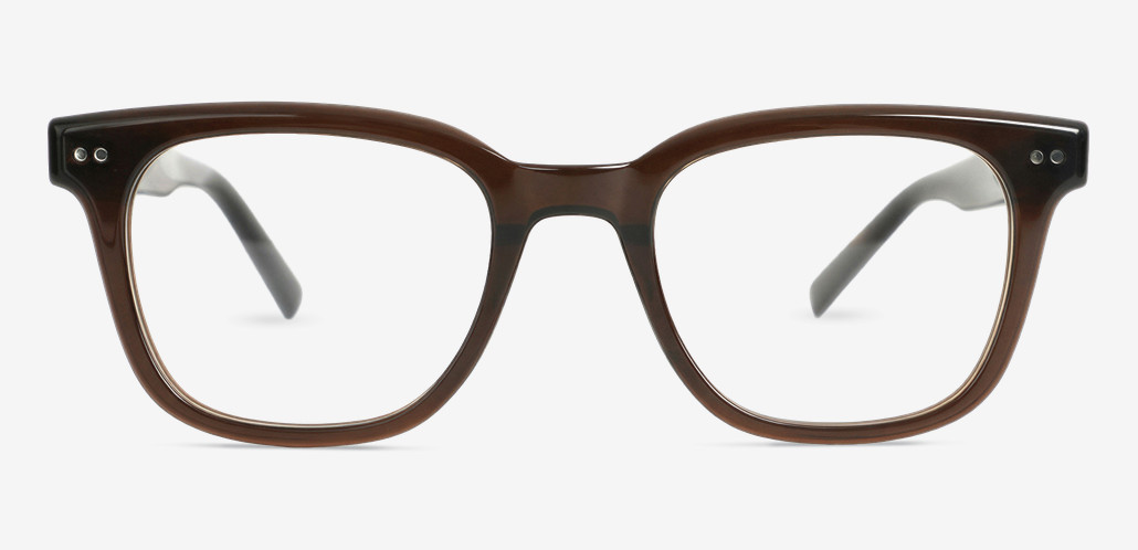 Irma Brown Square Glasses