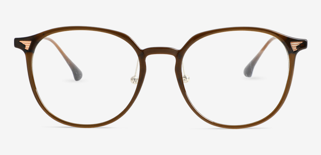 Arlene Brown Round Glasses