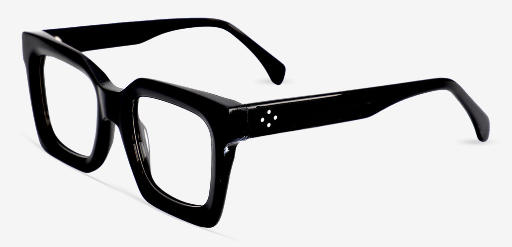 Steward Black Square Glasses