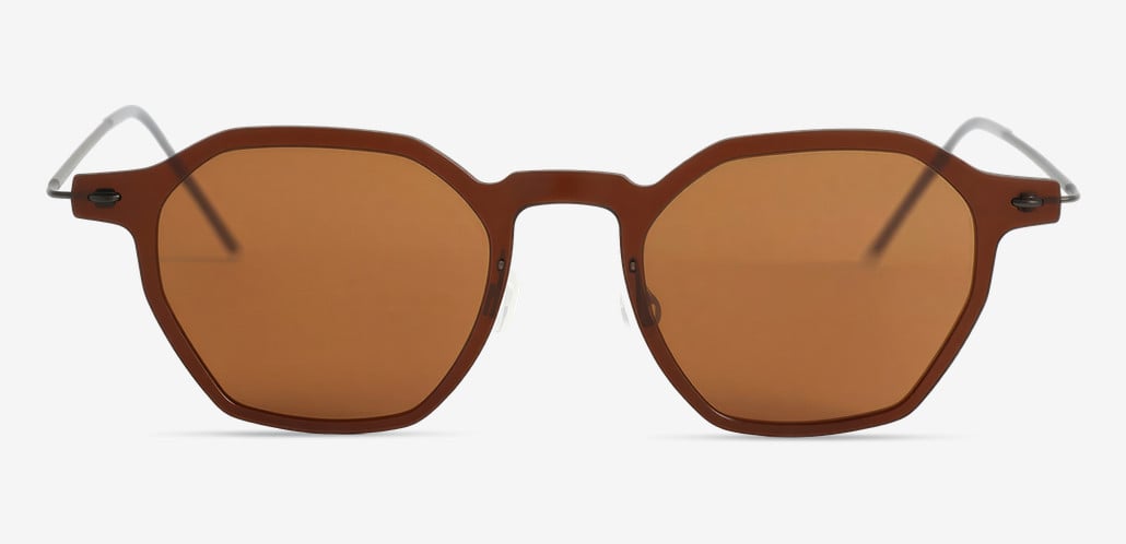 Winfred Gafas de sol Geométricas Marrones