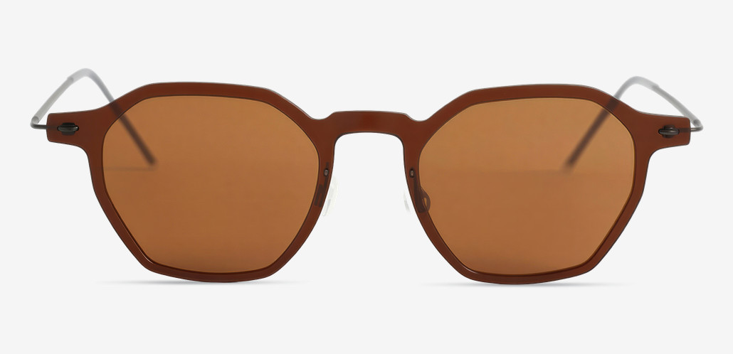 Winfred Gafas de sol Geométricas Marrones
