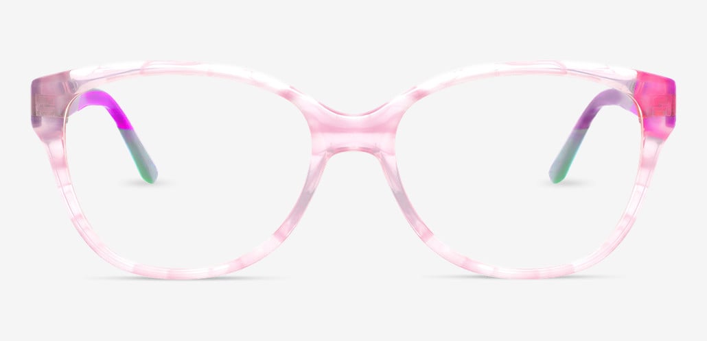 Thomps Pink Square Glasses
