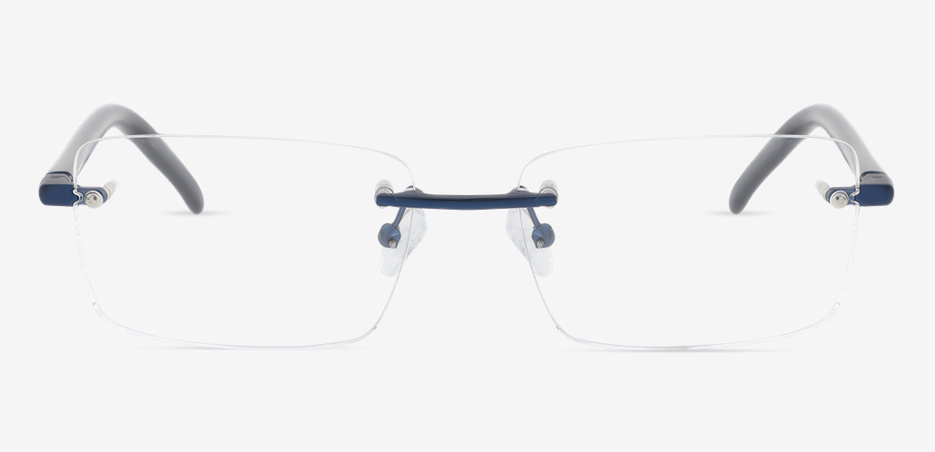 Gale Blue Rectangle Glasses