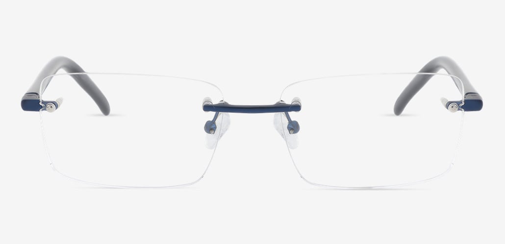 Gale Blue Rectangle Glasses