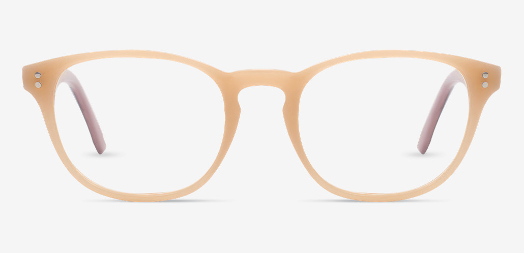 Tommy Beige Square Glasses