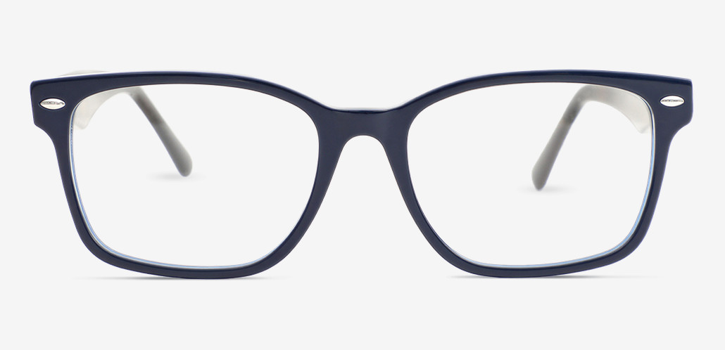Hughes Gafas Rectangulares Azules