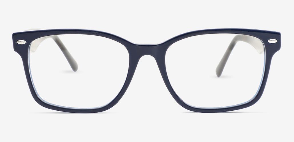 Hughes Gafas Rectangulares Azules