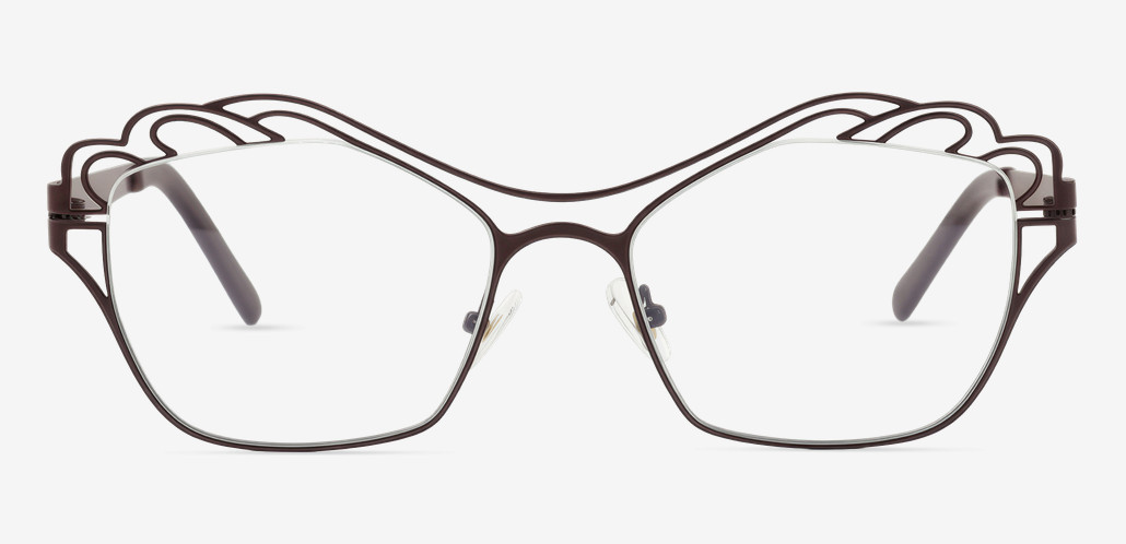 Sylvia Brown Cat Eye Glasses