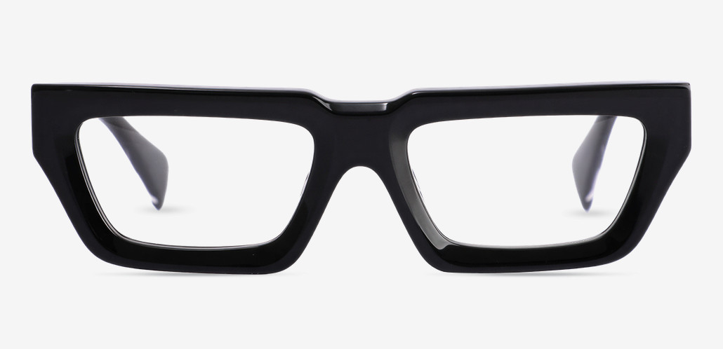 Evea Gafas Rectangulares Negras