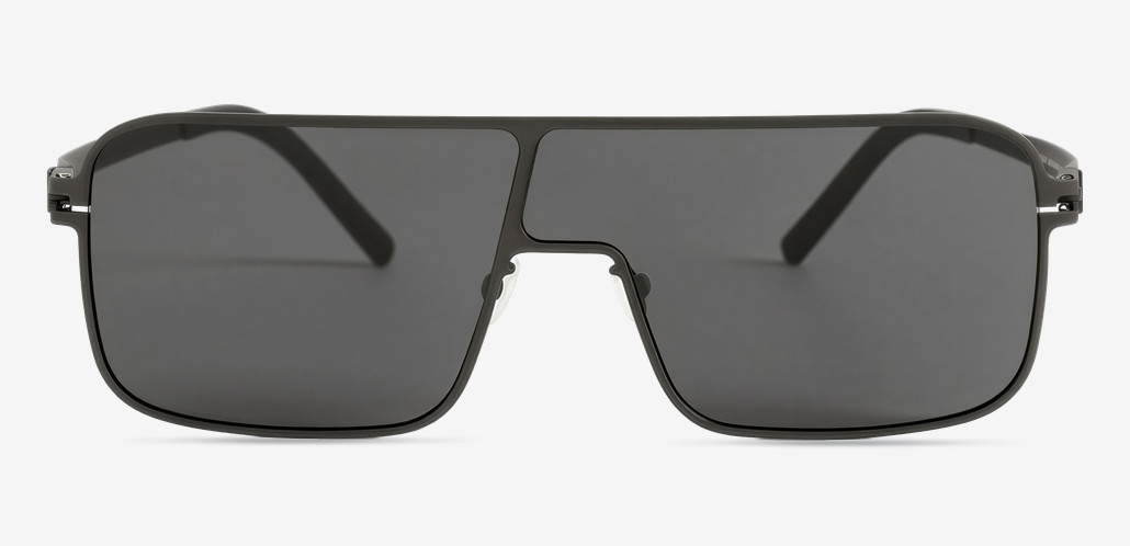 Clement Black Aviator Sunglasses