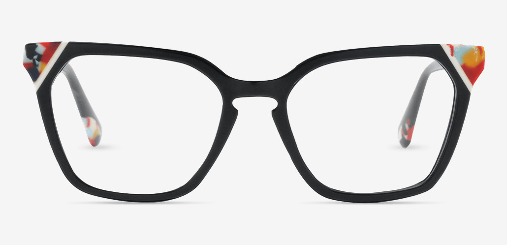 Kama Gafas Cat Eye Negras