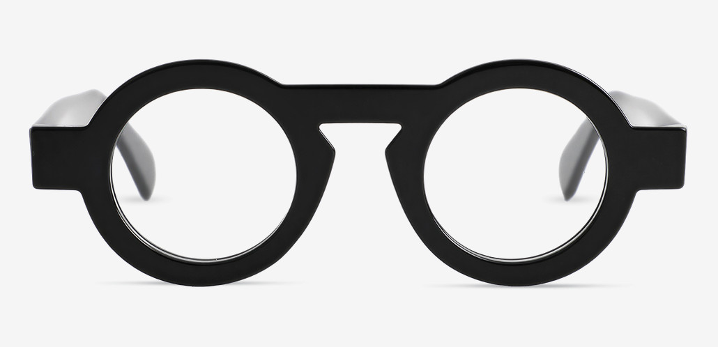Meroy Gafas Redondas Negras