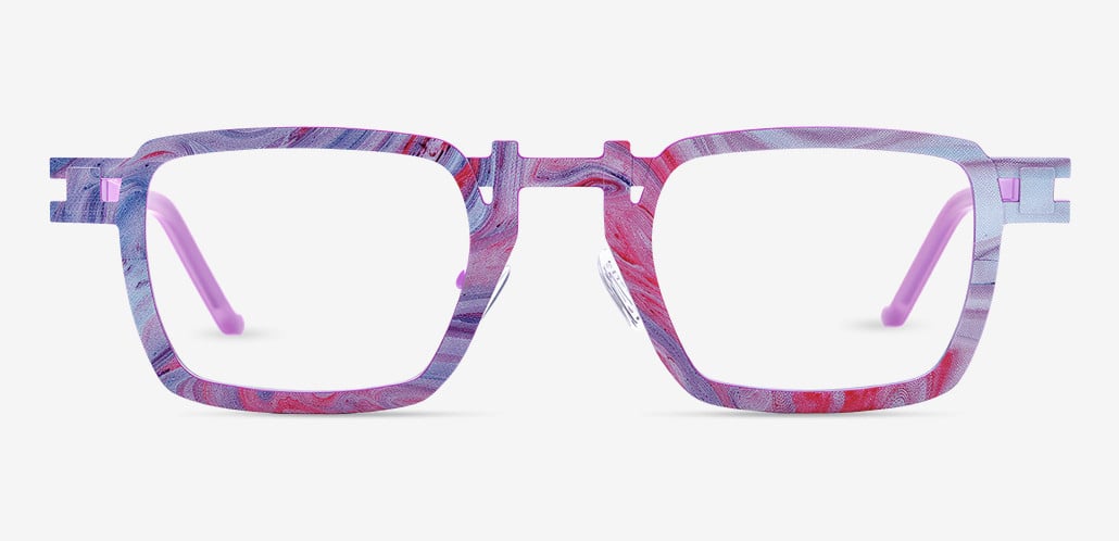 Jeremy Pink Square Glasses