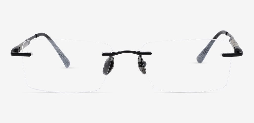 Gwend Gafas Rectangulares Negras