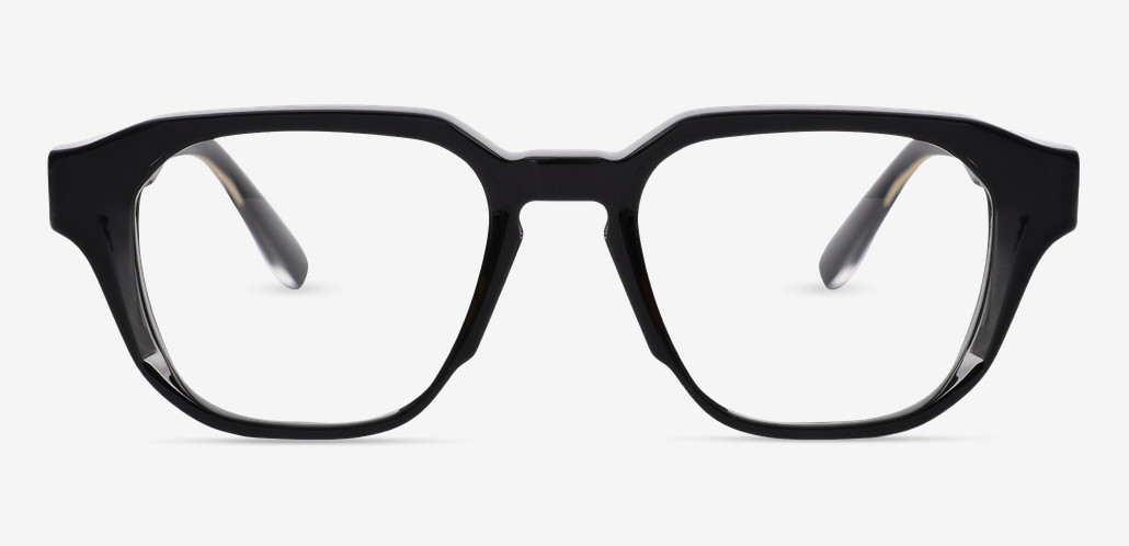 Renee Black Square Glasses