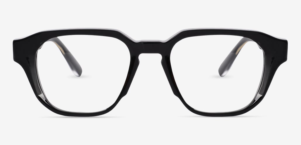 Renee Black Square Glasses