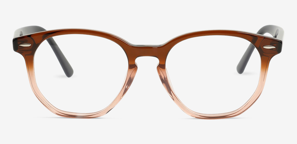 Hunter Brown Round Glasses