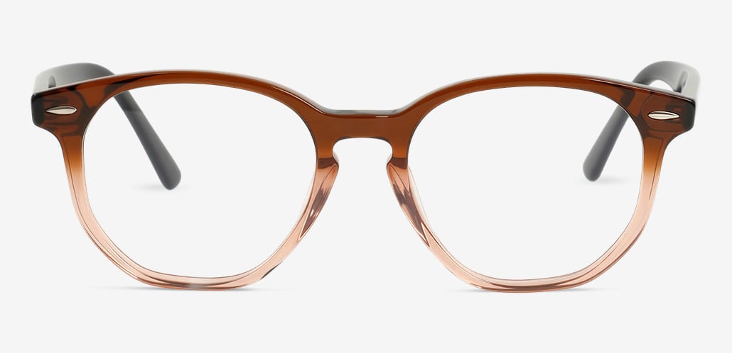 Hunter Brown Round Glasses