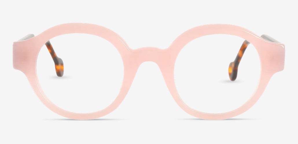 Polly Pink Round Glasses