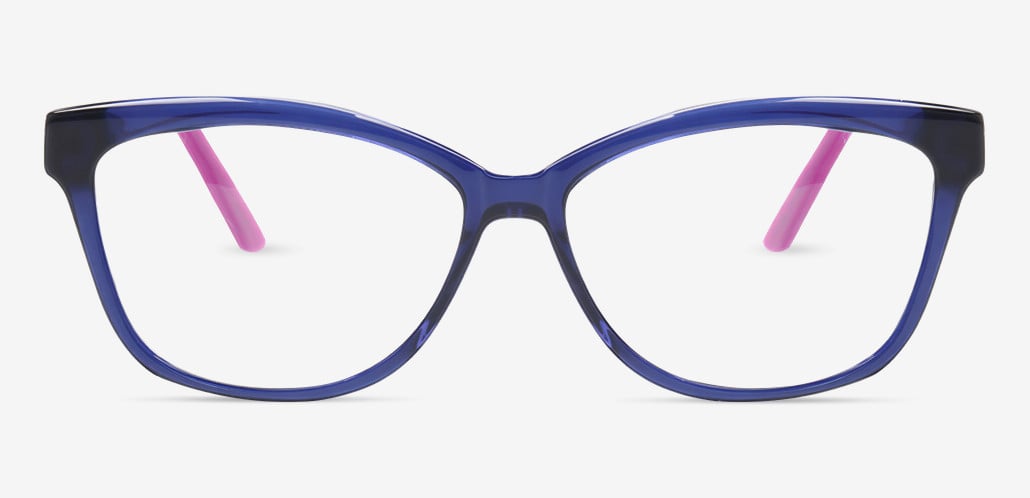 Inbecie Occhiali Quadrati Blu