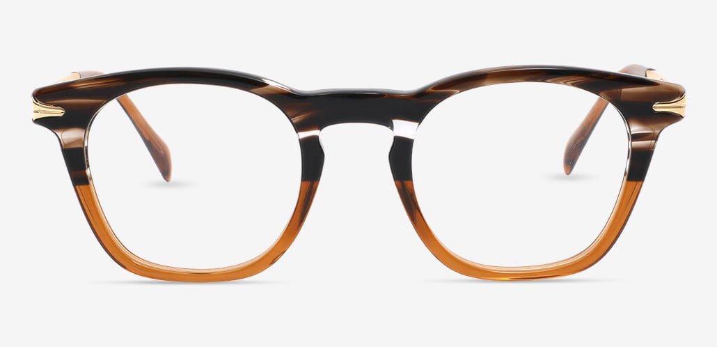 Obadia Gafas Cuadradas Marrones