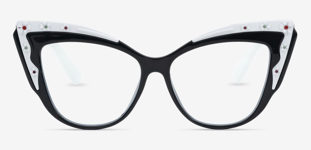 Idelle Black Cat Eye Glasses