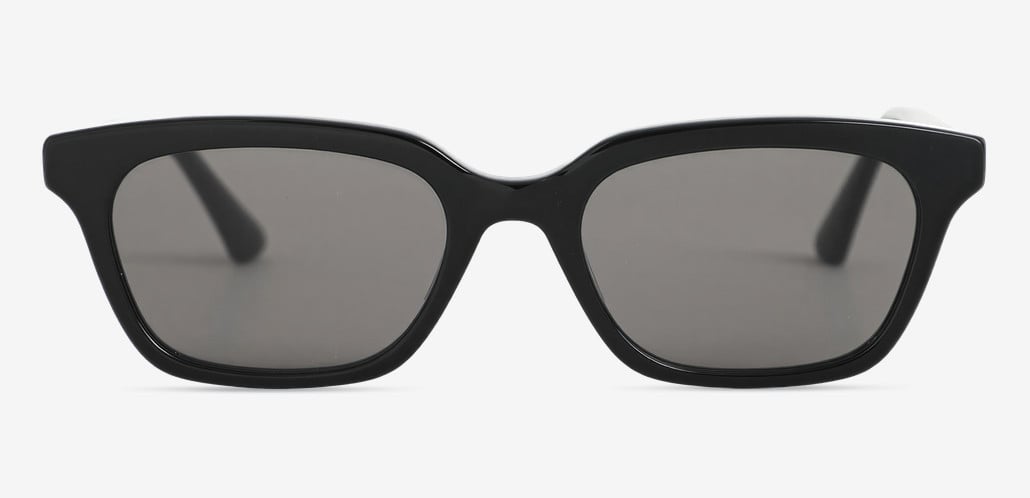 Nora Black Rectangle Sunglasses