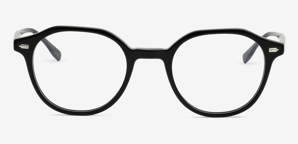 Camila Black Round Glasses