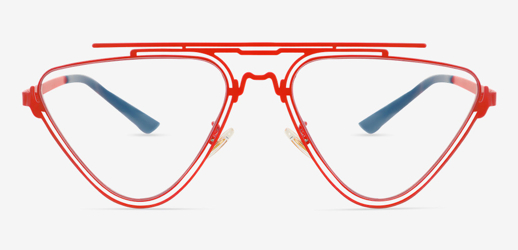 Micah Gafas Aviador Rojas