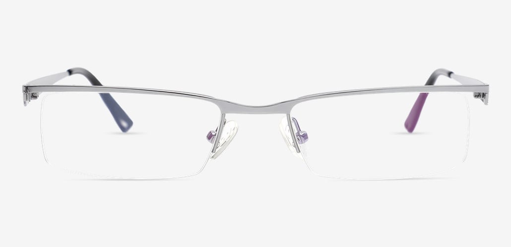 Hamilton Gafas Rectangulares Plateadas