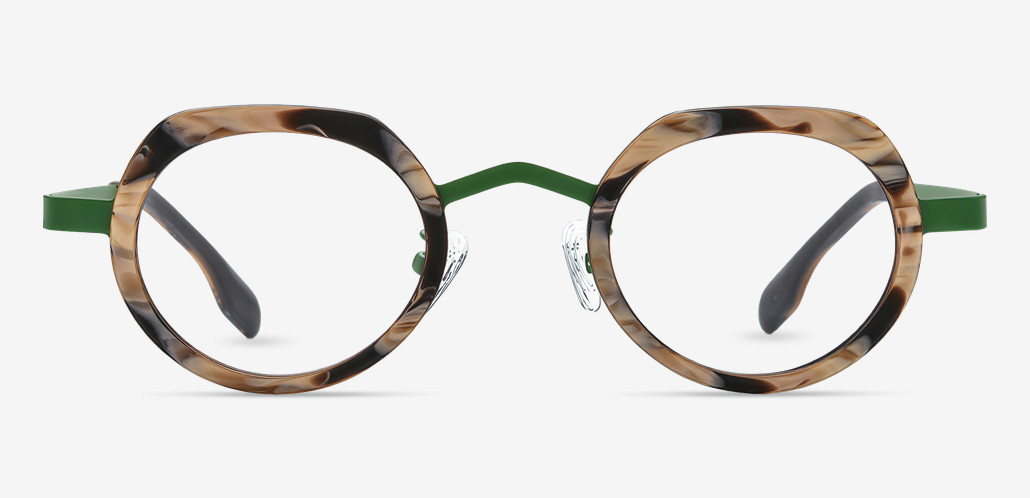 Congreve Gafas Redondas Marrones