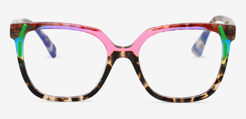 Meris Tortoise Square Glasses
