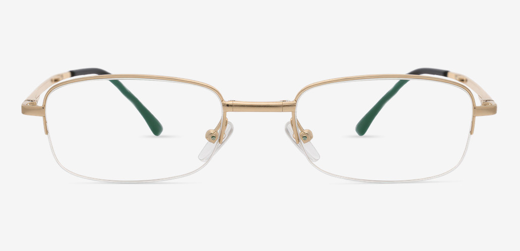 Gafas Rectangulares Doradas Gunter