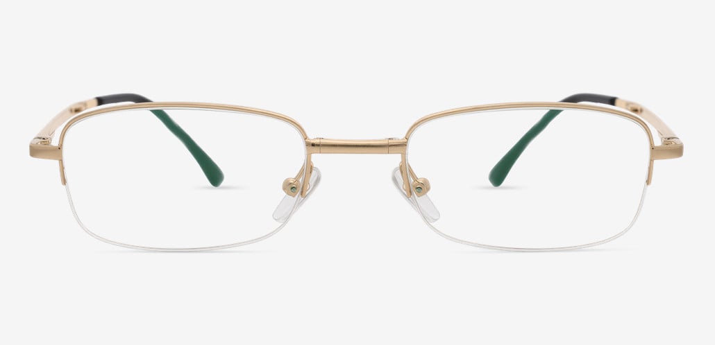 Gafas Rectangulares Doradas Gunter