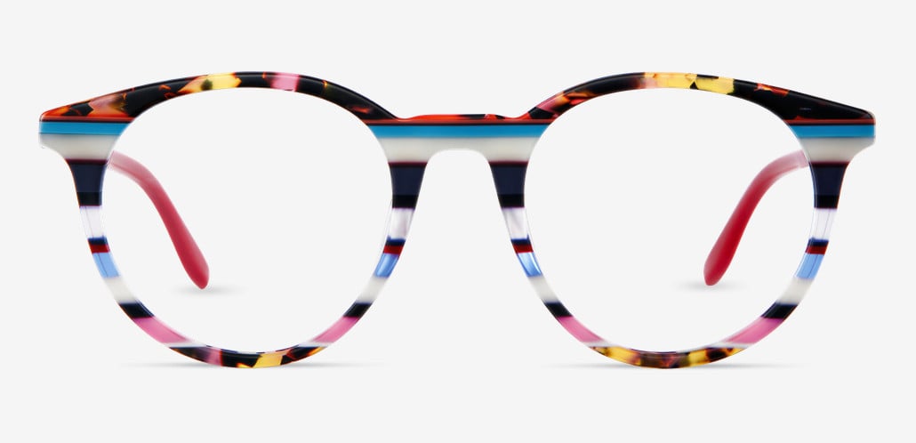 Jolie Occhiali Rotondi Multicolori