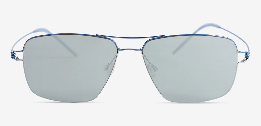 Candice Blue Aviator Sunglasses