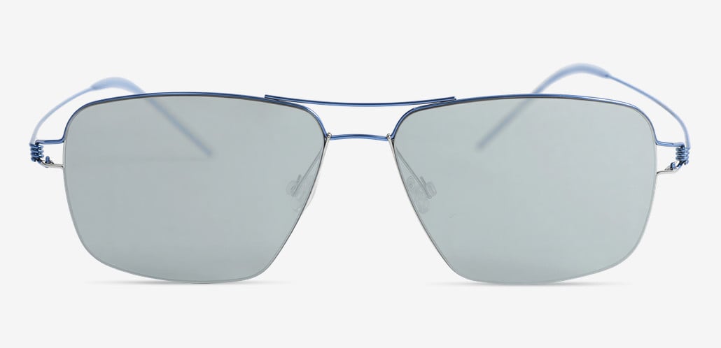 Candice Blue Aviator Sunglasses