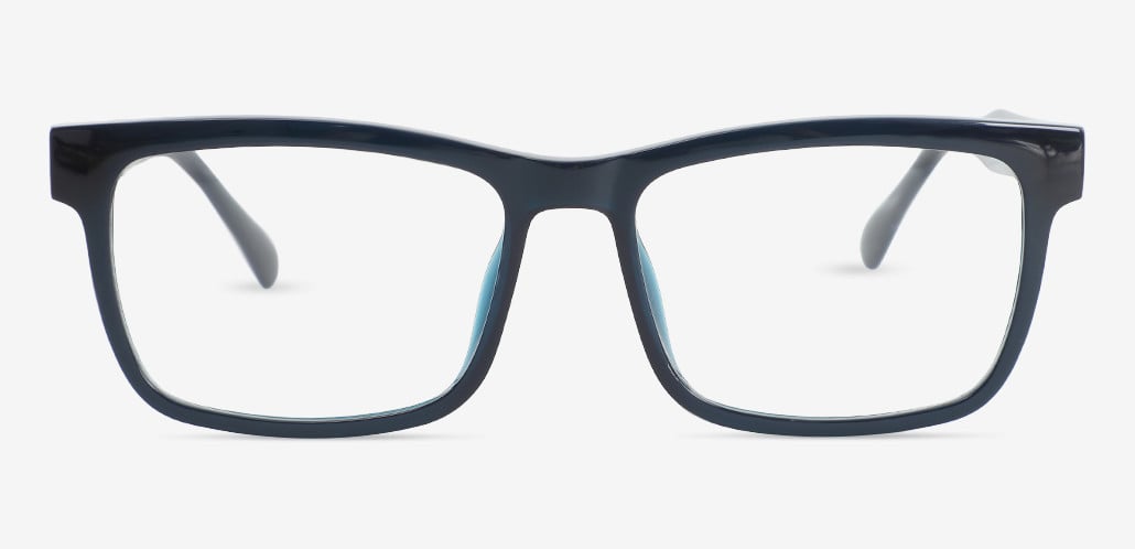 Ebenezer Blue Rectangle Glasses